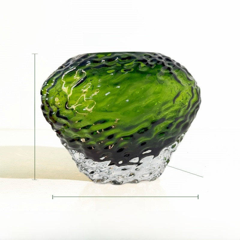 Light Luxury Glass Vase Decor