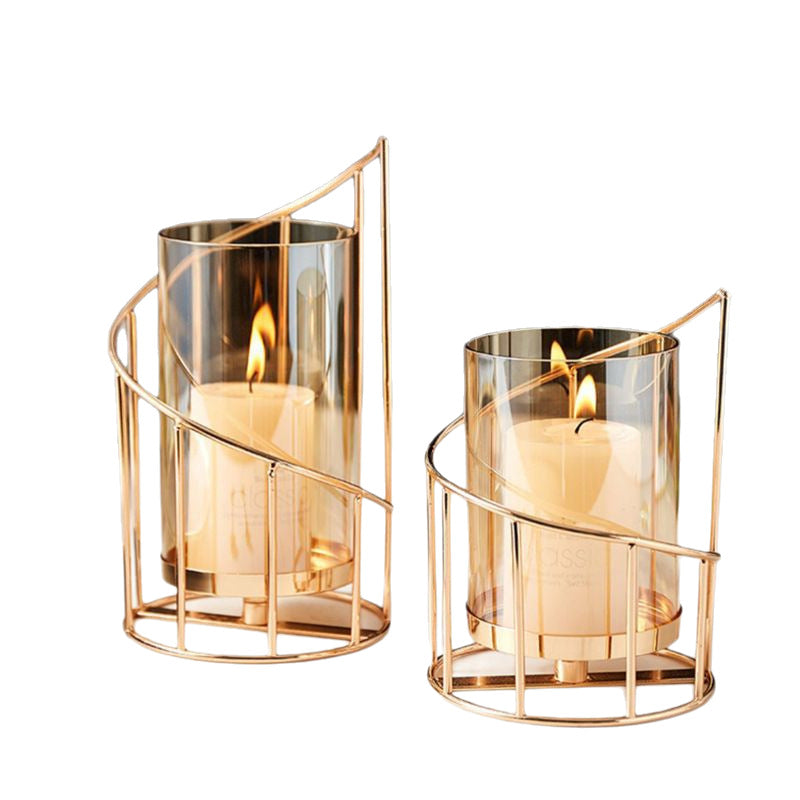 European Style Iron Candlestick Holder