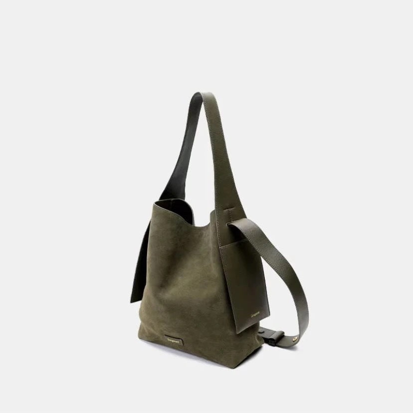 Suede Ear-Hanging Tote Bag