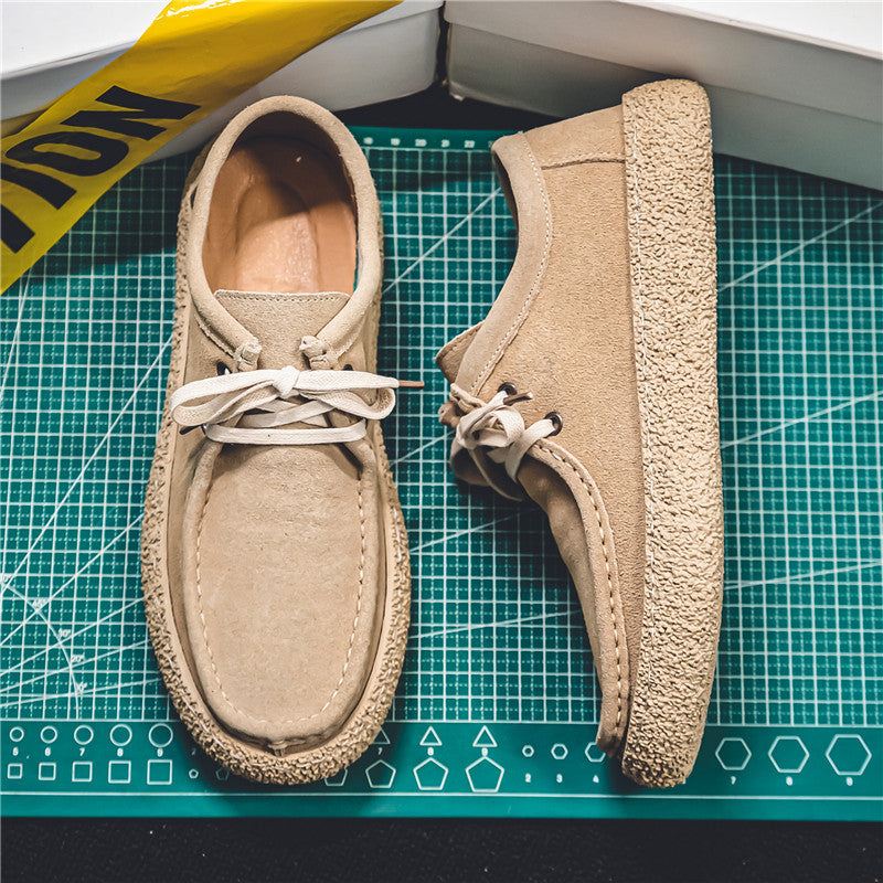 Mens Suede Casual Lace Up Shoes