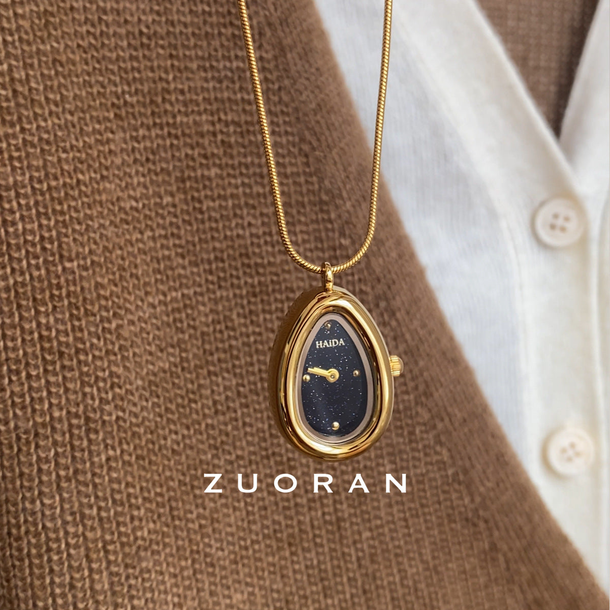 ZUORAN Starlight Water Drop Design Women's Watch