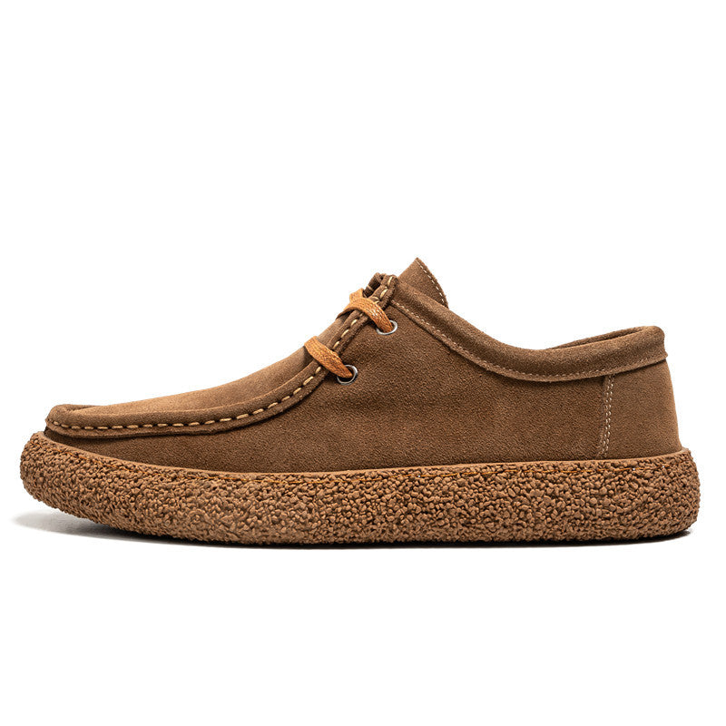 Mens Suede Casual Lace Up Shoes