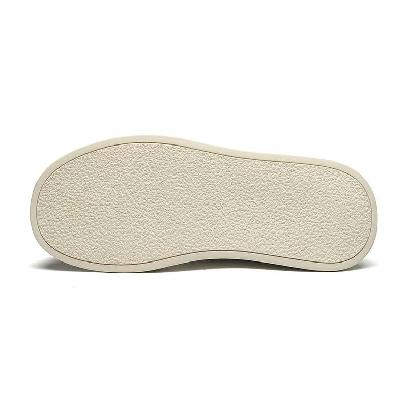 Mens Genuine Leather Slip-On Loafers with Thick Sole