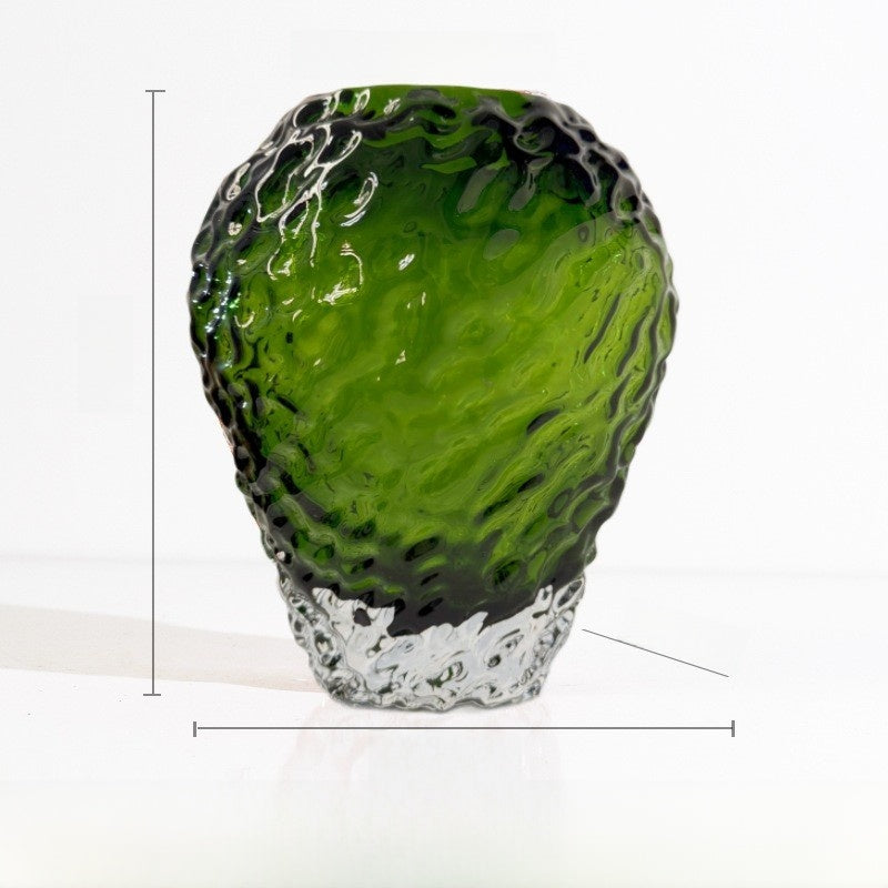 Light Luxury Glass Vase Decor