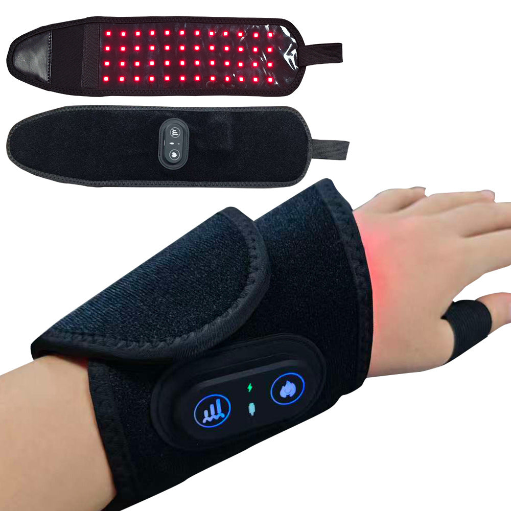 USB Heating Wrist Band with Red Light Therapy