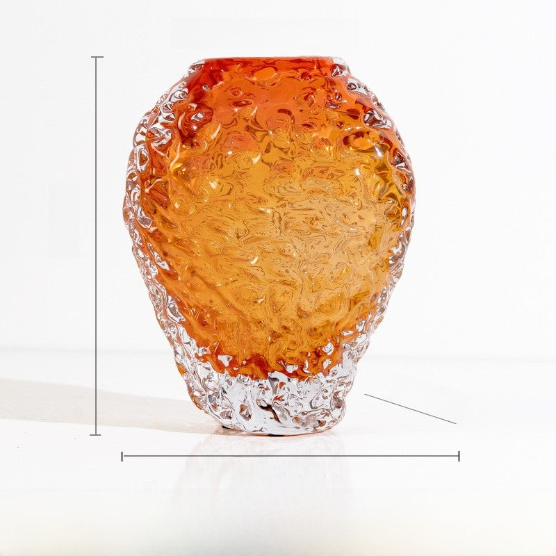 Light Luxury Glass Vase Decor