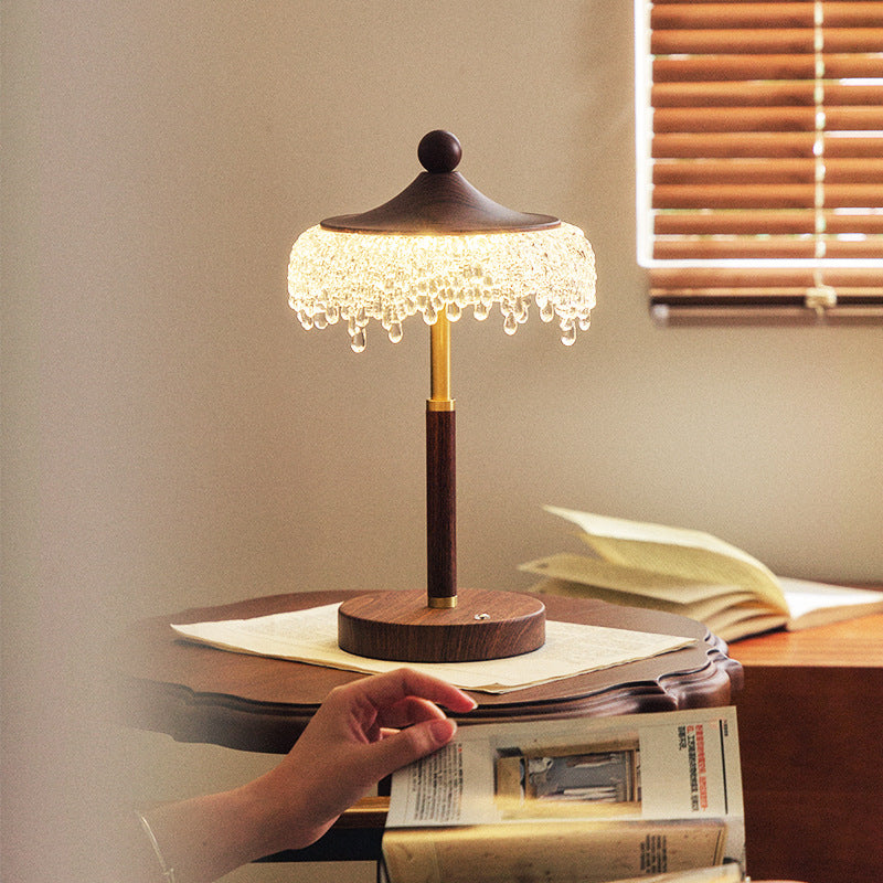 Retro Touch Control Table Lamp with Stepless Dimming