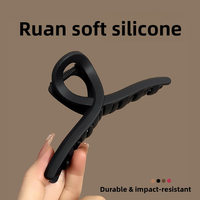 Premium Soft Silicone Hair Claw Clip for Women