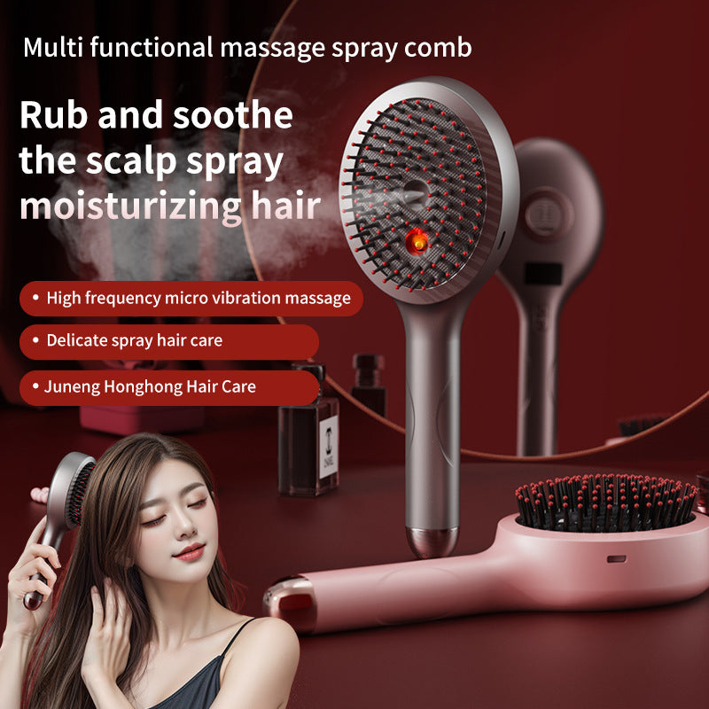 Electric spray air cushion comb