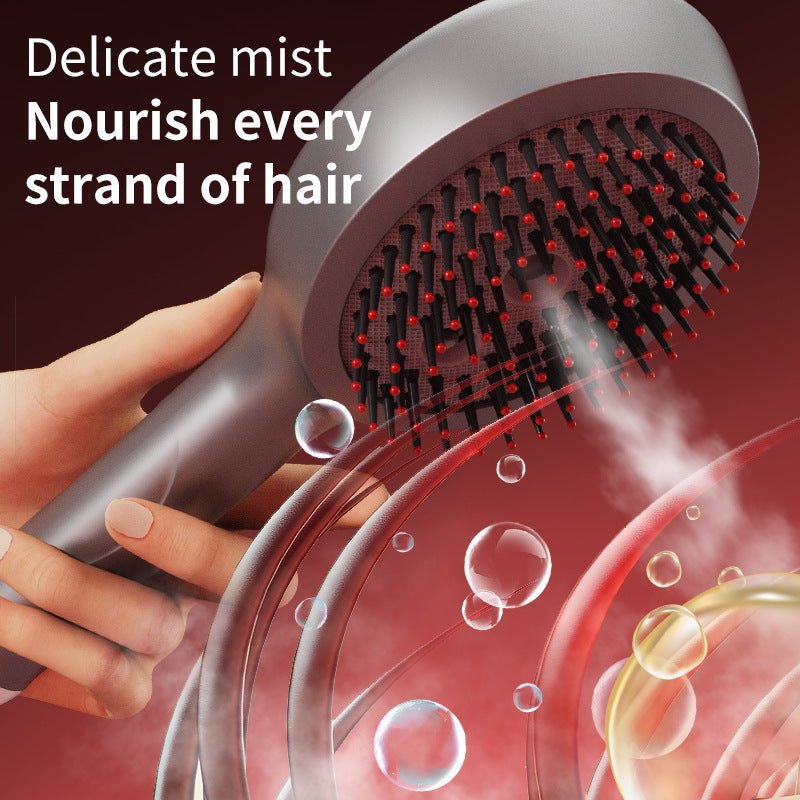 Electric spray air cushion comb