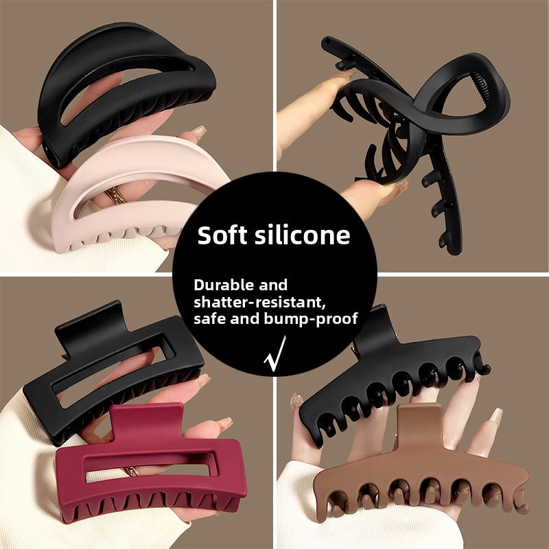Premium Soft Silicone Hair Claw Clip for Women