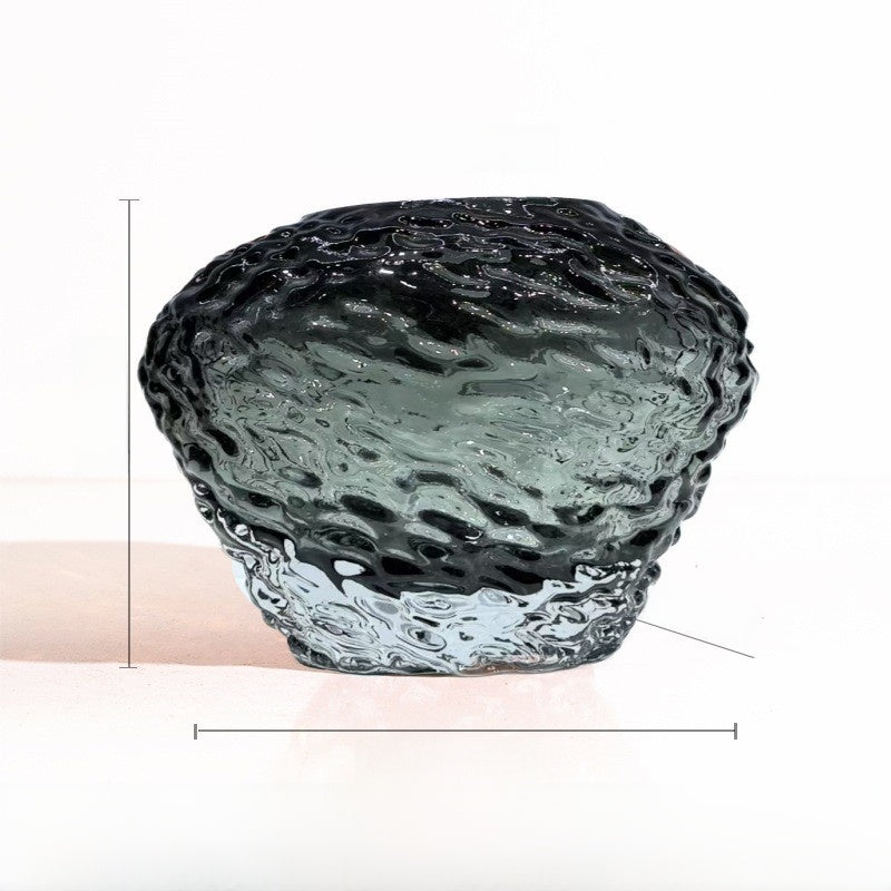 Light Luxury Glass Vase Decor