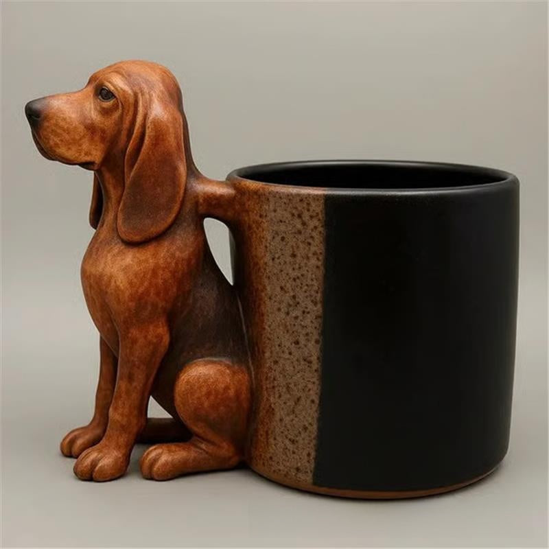 Resin Dachshund Mug