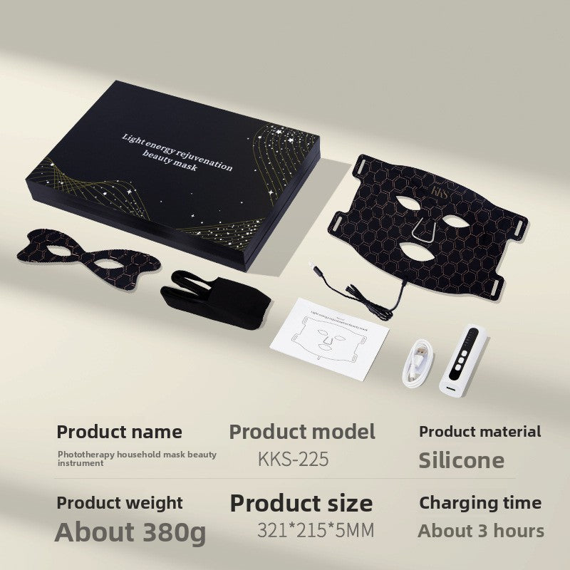 LED Light Therapy Facial Beauty Mask