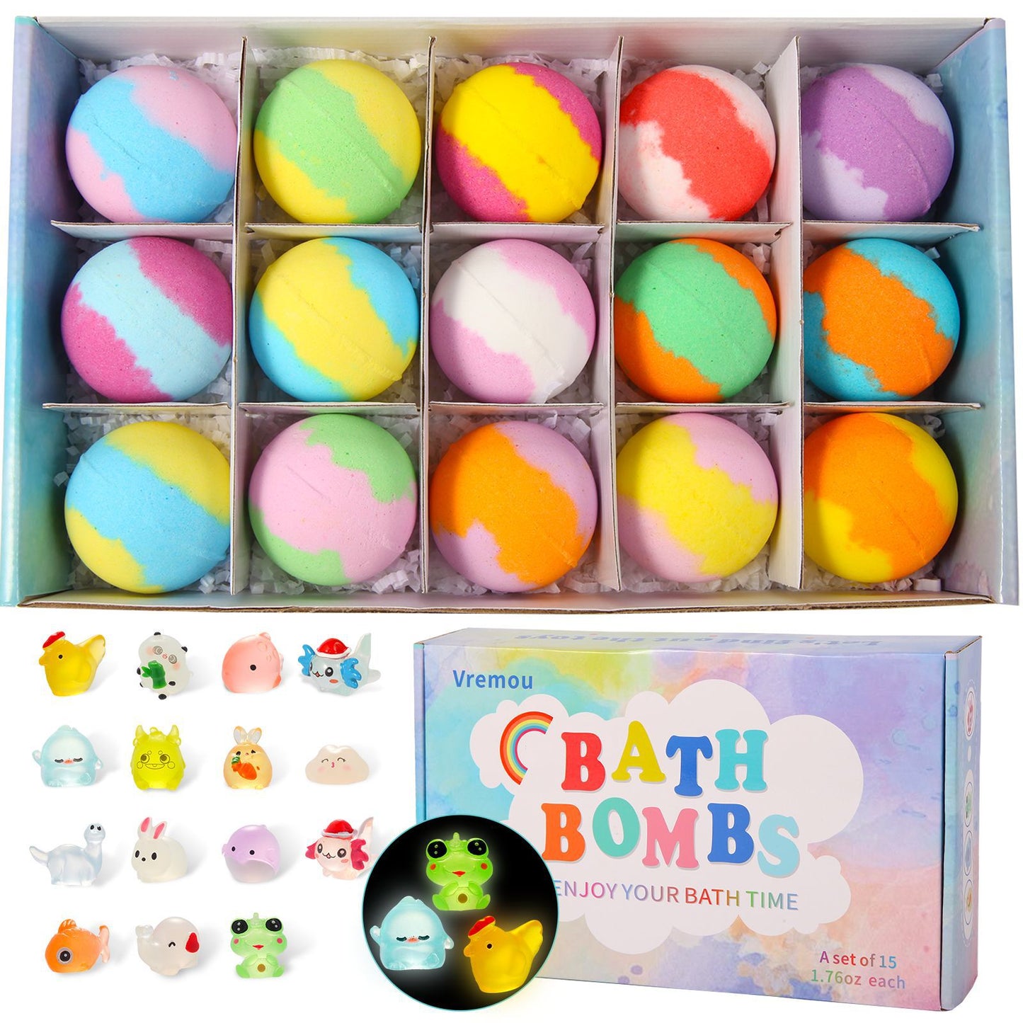 Children's bath salt balls